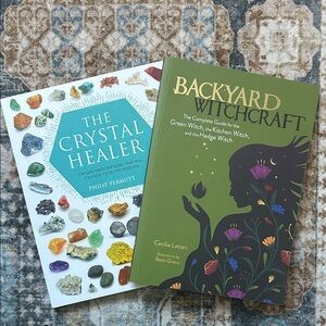The Crystal Healer and Backyard Witchcraft Books